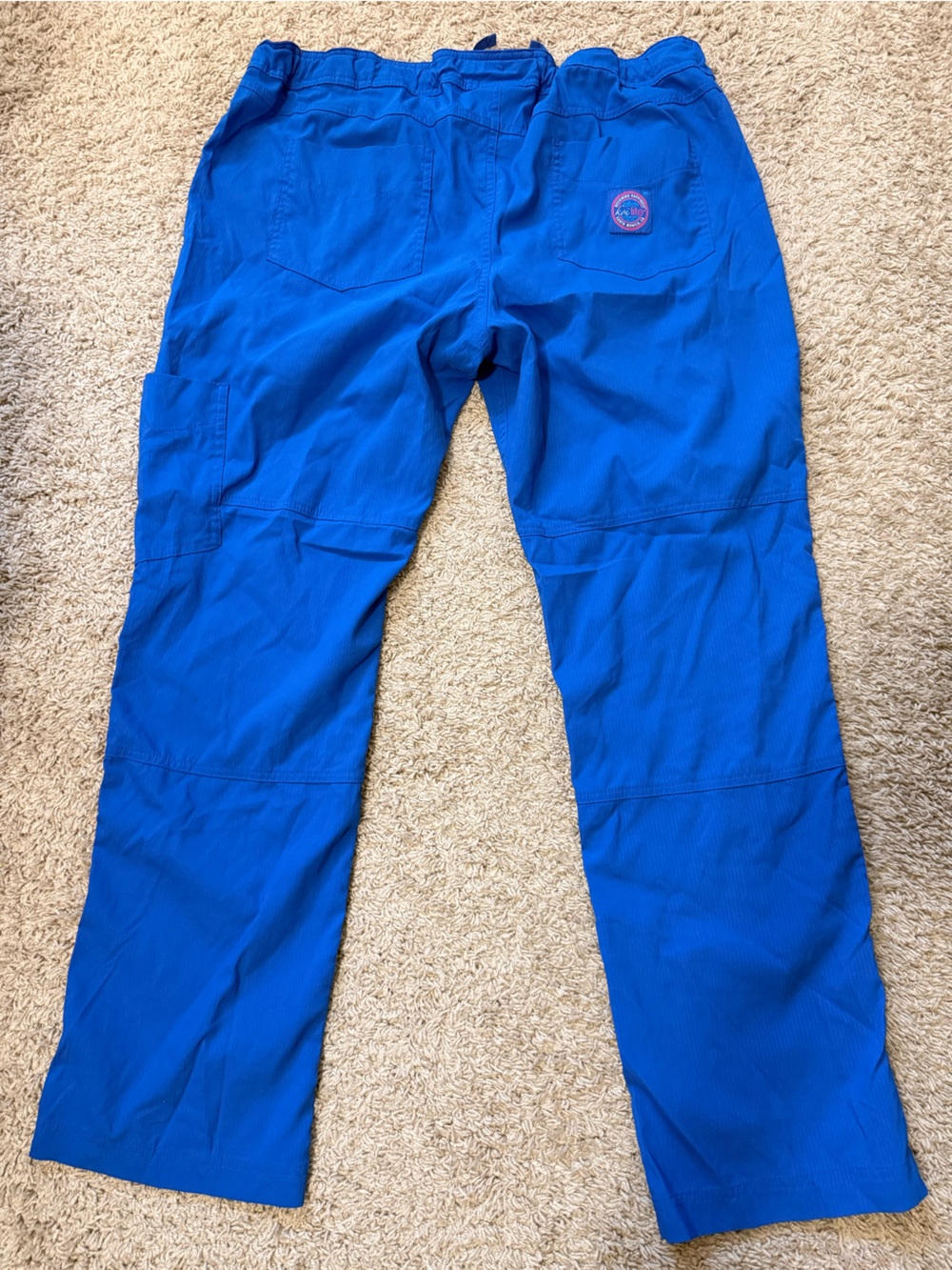Koi Scrub Drawstring Pants in Royal Blue - Picture 7 of 8